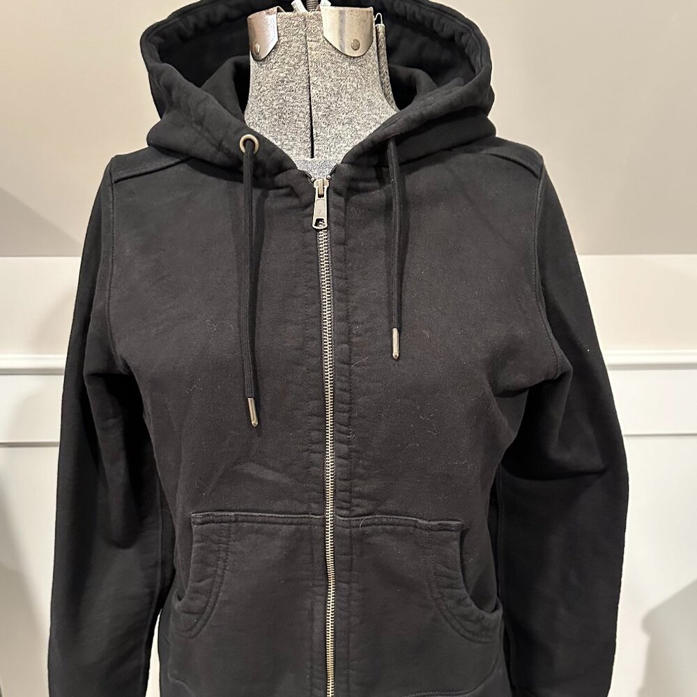 American Giant Classic Full Zip Hoodie - WM SZ L - Black